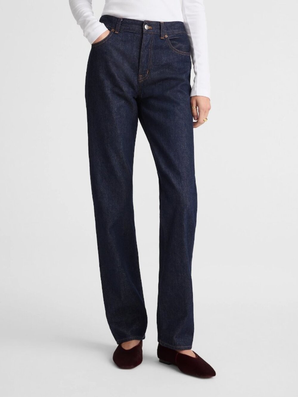 Madewell Petite Longline Straight Jean NWT P29